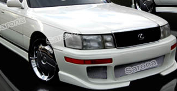 Custom Lexus LS400 Sedan Front Bumper (1990 - 1994) - $520.00 (Part #LX